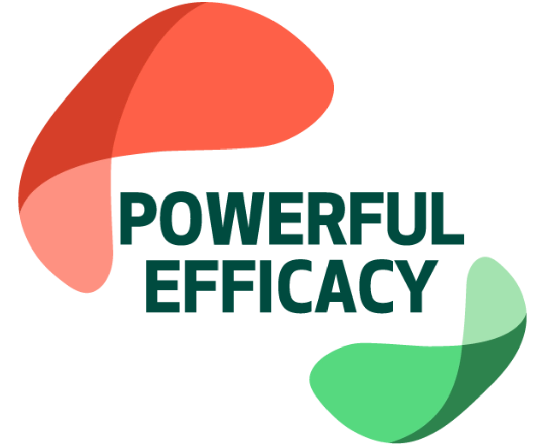Powerful efficacy text Icon